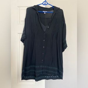 Amuse Society Black Shift Dress